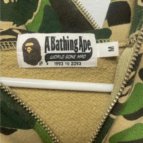 Bape ABC Camo Full Zip OG size M tts